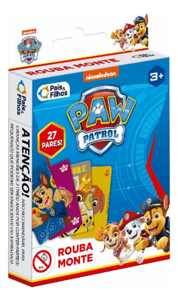 Jogo Rouba Monte - Patrulha Canina - Pais & Filhos 0