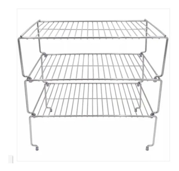 Prateleira Organizadora Multiuso Pratos Sapatos Empilhavél 0 Prateleira Organizadora Multiuso Pratos Sapatos Empilhavél 0