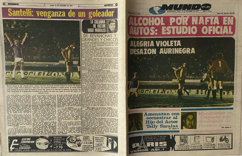 Mundocolor Nº 42 Diario, Dic 1976, Alegría Violeta, Ex4 0