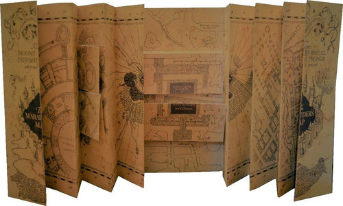 Marauder S Map Harry Potter Mapa Merodeador R Comics 0