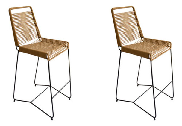 Banquetas Tulum X 2und  Acapulco Simil Yute Envio Gratis 0