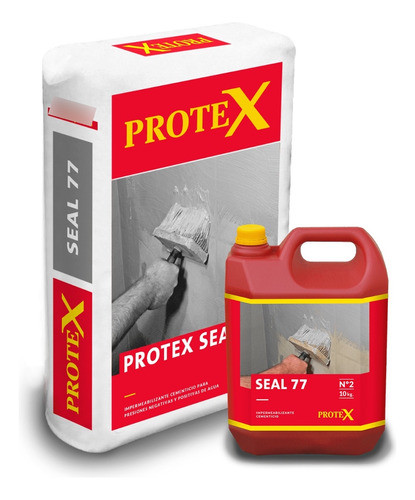 Impermeabilizante Cementicio Bicomponente Protex Seal 77 0