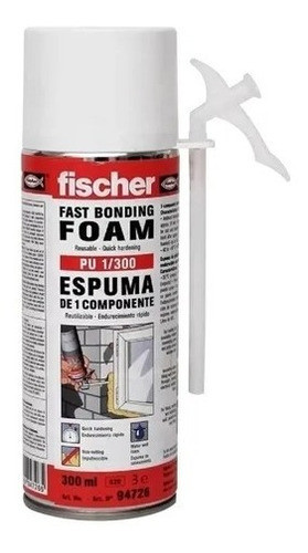 Espuma Poliuretano Expandido Fischer 300ml Sellador 0
