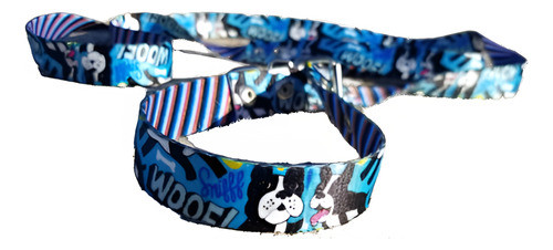 Conjunto Correa + Collar Sublimados Para Perros Chicos 0