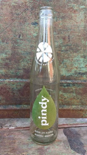 Botella Antigua Gaseosa No Labrada  Pindy Pindapoy 0