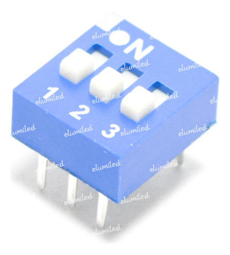 Dip Switch 3 Posiciones Deslizante (edg103s) Ece Pack X1 0