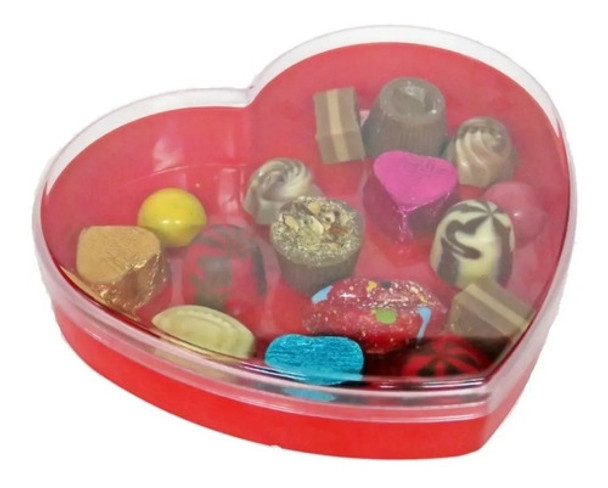 20 Cajas Bombonera Corazón (e/g) - Ideal Souvenir Golosinero 0