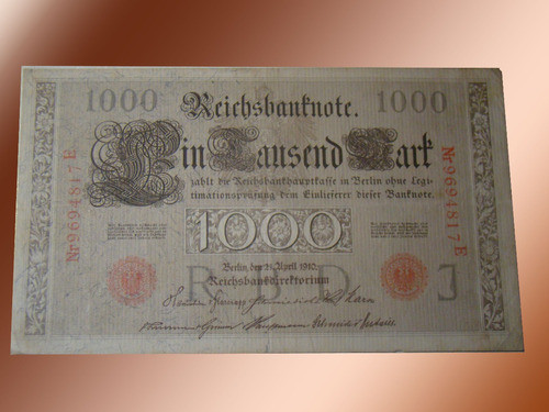 1 Billete De 1000 Marcos Alemanes 0