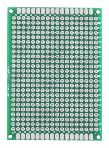 Pcb Placa Protoboard Doble 5x7 Cm Prototipo Fr4 Itytarg 0
