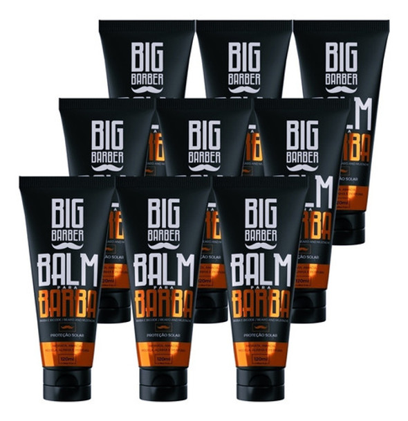 Balm Para Barba Big Barber 120ml Aftershave Fardo 9 Unidades 0