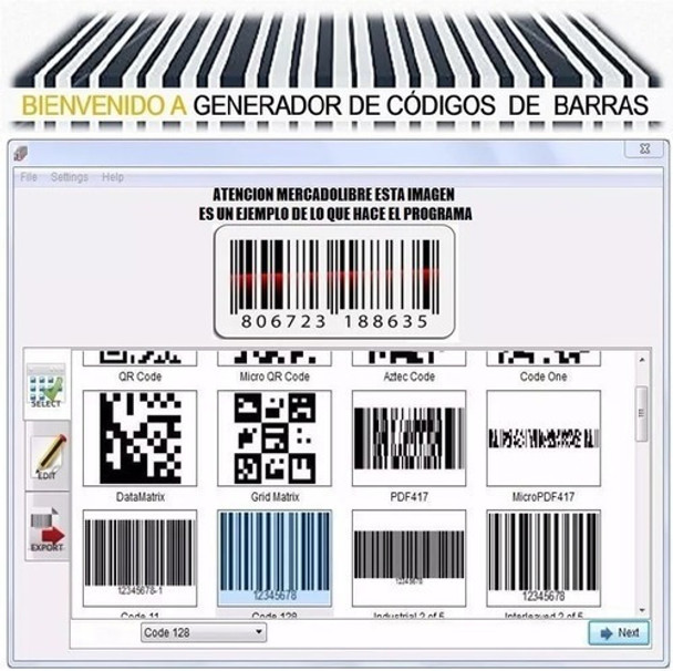 Creadorcodigo De Barras Crear Diseñar Upc Ean Qr 0