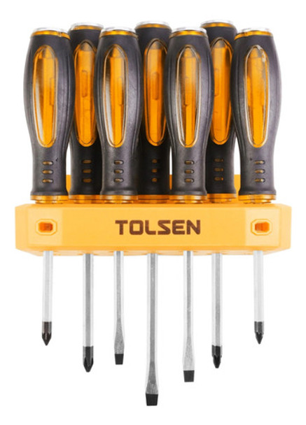 Juego Destornilladores 7 Piezas Tolsen Pro 20195 Industrial 0