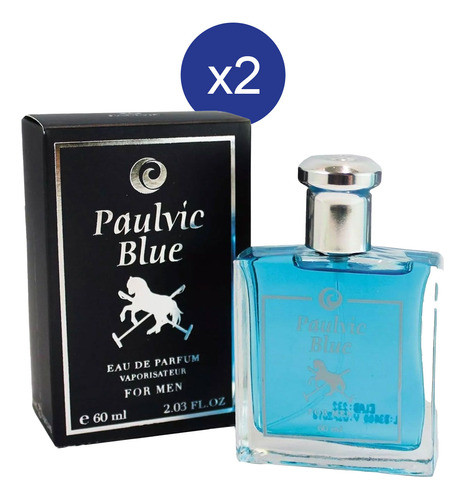 Pack Perfume Paulvic Blue 60 Ml 0