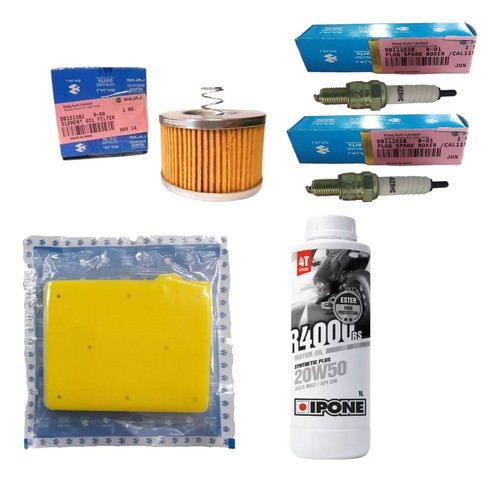 Kit Service Ipone Filtros Bujias Boxer Bm 150 Orig Bajaj 0