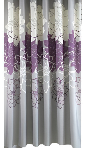 Mirage Flor Floral Tejido De Poliéster Impermeable Baño Duch 0