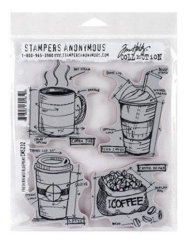 Stampers Anonimo Tim Holtz Se Aferran Plan Elaborado Fresco 0