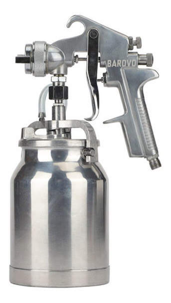Pistola Para Pintar Neumática Succión 1000cm3 4bar Barovo 0