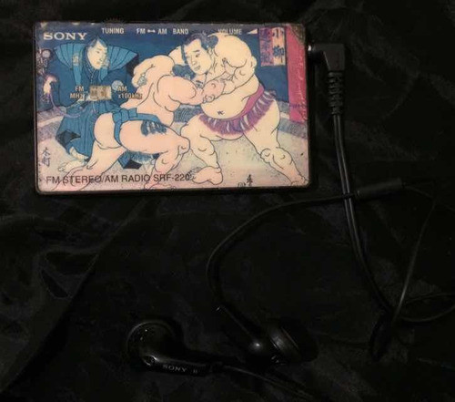 Sony AM/FM Radio SRF 220 Credit Card Size