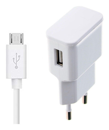 Adaptador Pared 220v Usb 2.0a + Cable Micro Usb 0