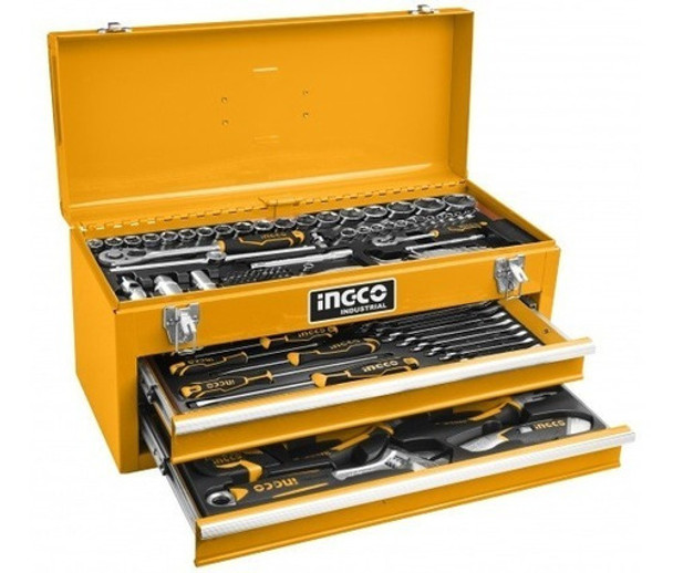 Gabinete Metalico 97 Herramientas 3 Estante Ingco Htcs220971 0