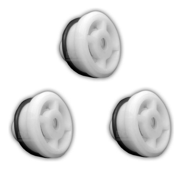 Válvula Lavadora Hidromar Bh 6100 Delrin Completa - 3 Uni 0