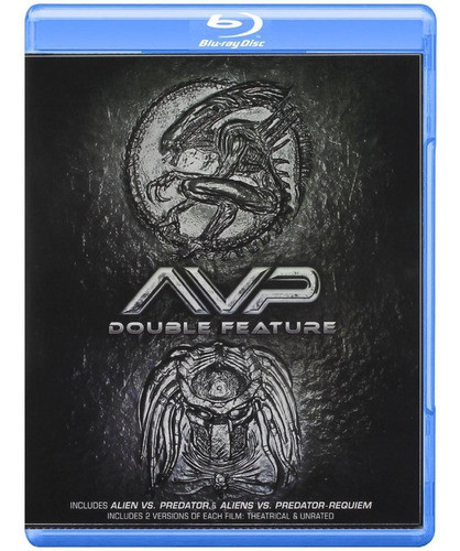 Blu-ray Alien Vs Predator 1 & 2 / Alien Vs Depredador 1 & 2 0