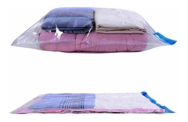 Packx4 Bolsas Guardado Al Vacío 70x100 Acolchados Mantas 0