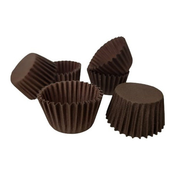 1000 Forminhas Marrom Dentro Fora Nº6 Doce Brigadeiro Plac 0