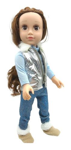 Muñeca Ardana De Goma Con Chaleco 0