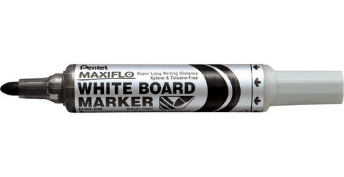 Marcador Pentel De Pizarra Maxiflo Mwl5m-a Negro - Mosca 0