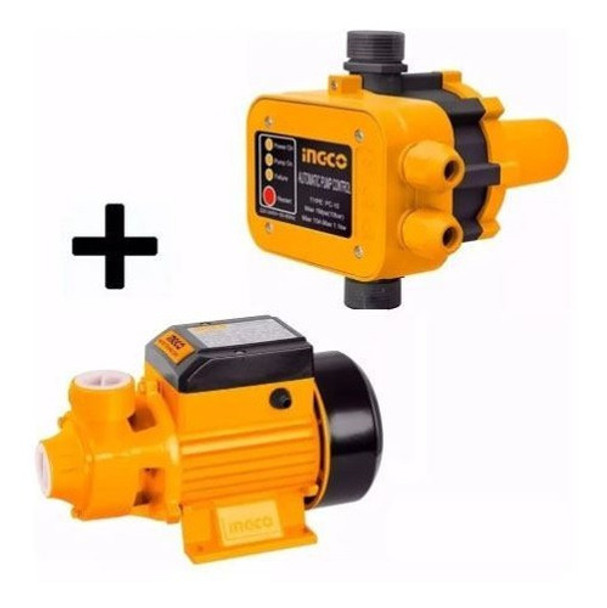 Kit Bomba Agua Periferica ½ Hp + Automático Ingco Ideal Casa 0 Kit Bomba Agua Periferica ½ Hp + Automático Ingco Ideal Casa 0