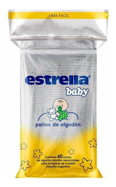 Pack X 24 Unid. Paño  Baby 40 Un Estrella Toallitas Humedas 0