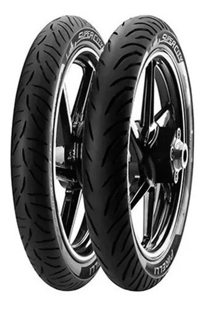 Kit Cubiertas Pirelli Super City Cg Titan 150 Ybr Rx S/cam 0