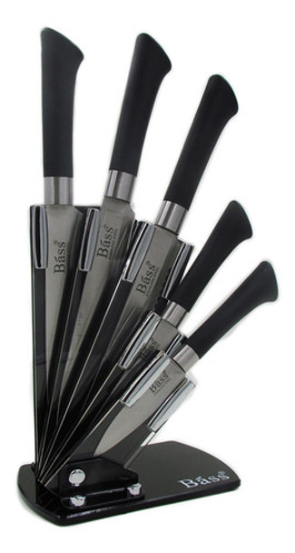 Set De 5 Cuchillos Báss En Acero Inoxidable 0