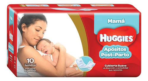 Toallitas Aposito Post Parto Maternidad Huggies X10 Uni 0