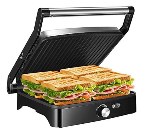 Ostba Panini - Parrilla De Prensa Para Interiores 0
