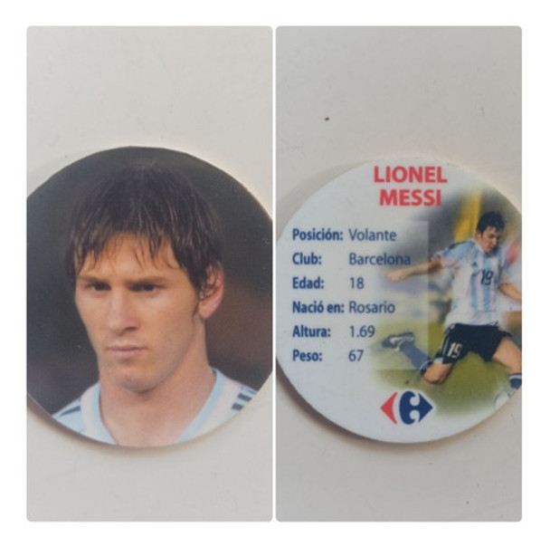 Tazo De Messi Colección Carrefour 2006 0