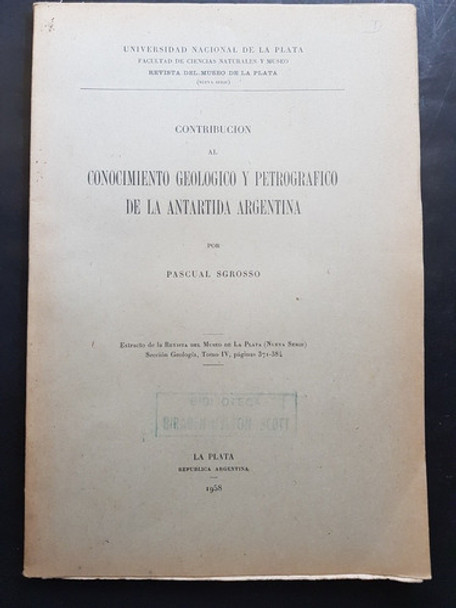 Extracto De La Revista Del Museo De La Plata Sgrosso 50n 710 0