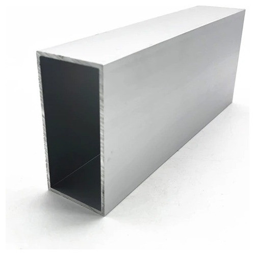 Tubo Rectangular Aluminio- Regla Albañil 66 X 25 Mm/ Metro 0