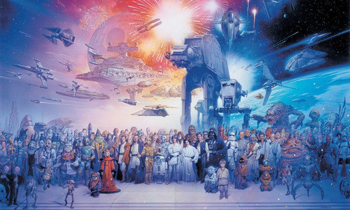 Vinilo Decorativo Pared [0422mpyg] Star Wars 0