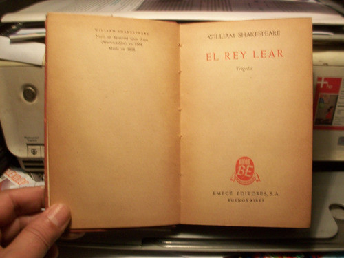 El Rey Lear Shakespeare Emece 0