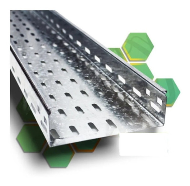 Bandeja Porta Cable Perforada 20cm 200 Mm Galvanizada 0