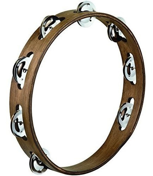 Meinl Percussion Ta1wb 10pulgadas Pandereta De Madera Con So 0