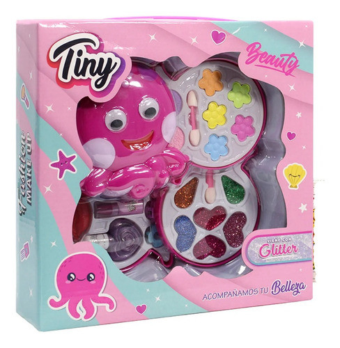 Maquillaje Pulpo Infantil Sombras Make Up Caja 0