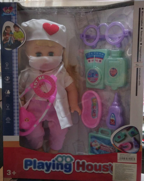Muñeca Doctora Playing House 1816 0