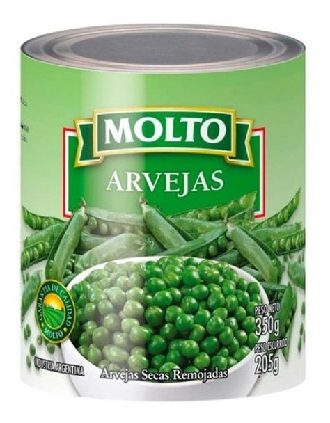 Arvejas Molto 350 Grs X 35 Unidades 0