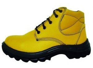 Botín Trabajo Cuero Amarillo Punta Plástica Talle 44 Slender 0