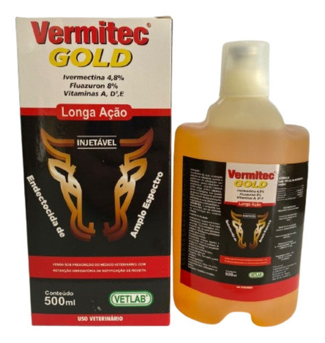 Vermitec Gold - 500 Ml - 12 Unidades 0