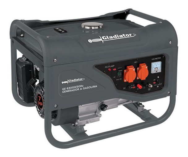Generador A Gasolina 3,1 Kw 3100w 7hp Gladiator Pro Ge63000 0
