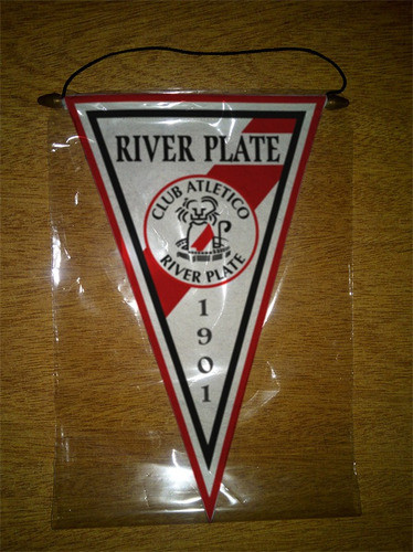 Banderin Paño 37cm River Plate Modelo 18 0